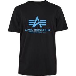 Alpha Industries Tričko  Basic T-Shirt černá | modrä 3XL