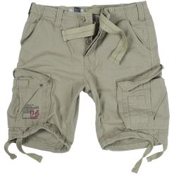 Surplus Kalhoty krátké Airborne Vintage Shorts zelená světle XL