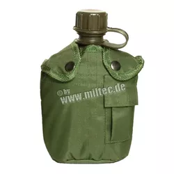 Láhev polní US 1 l s obalem zelená