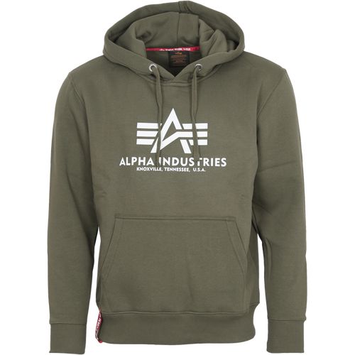 Alpha Industries Mikina  Basic Hoody zelená tmavě S